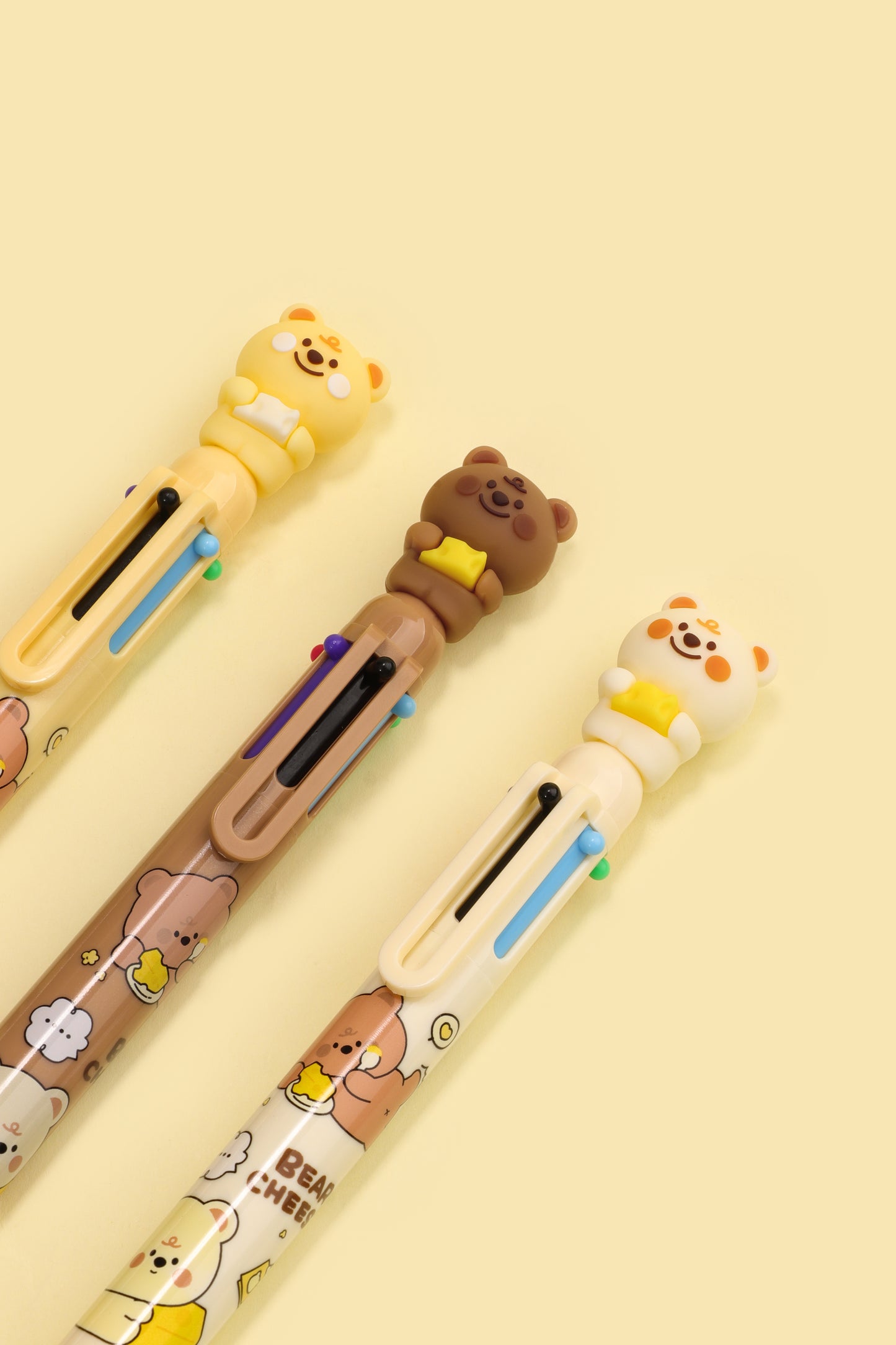 Cheese Bear Six Colours Pen