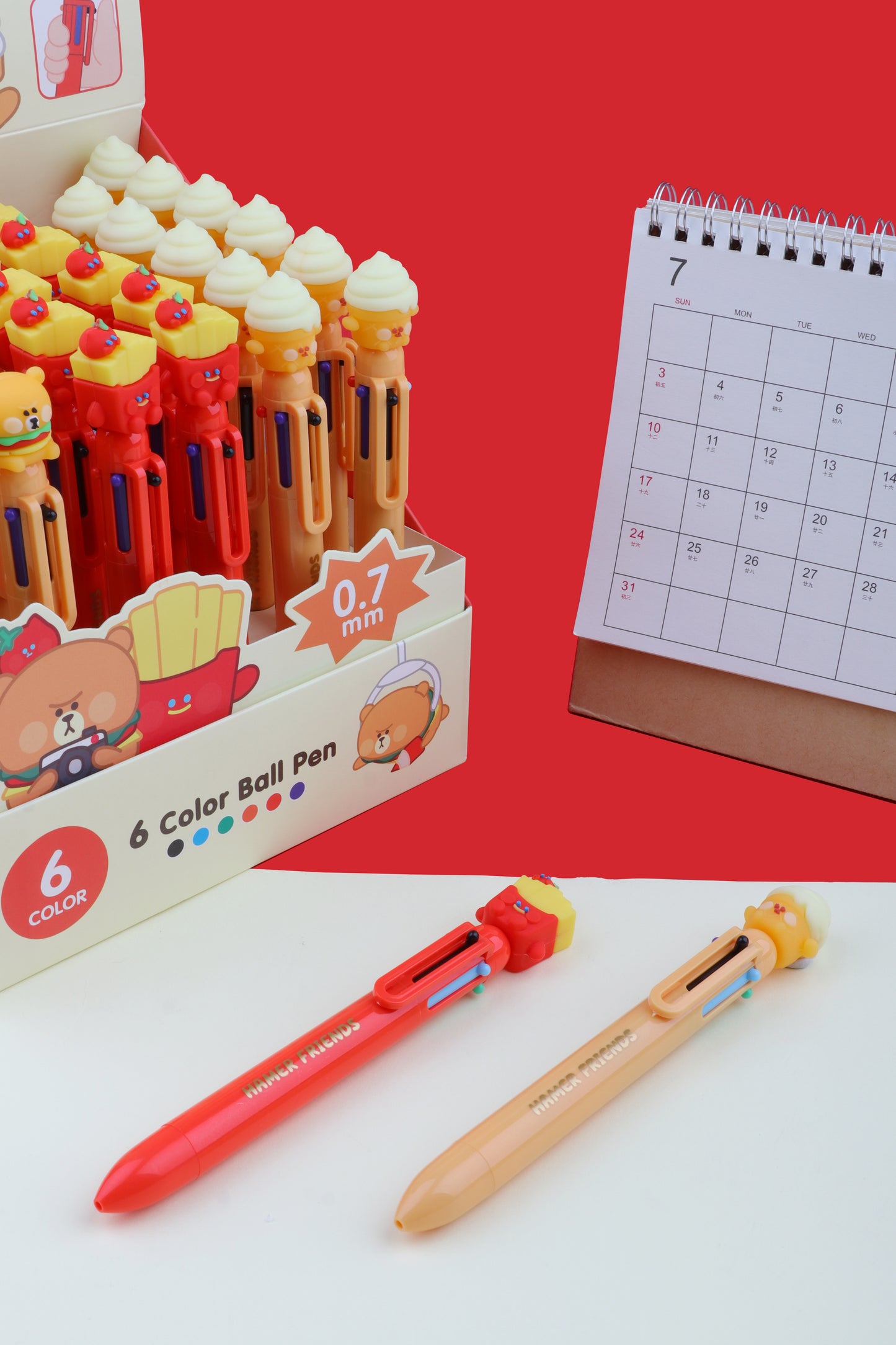 Foodies Union Six Colours Pen
