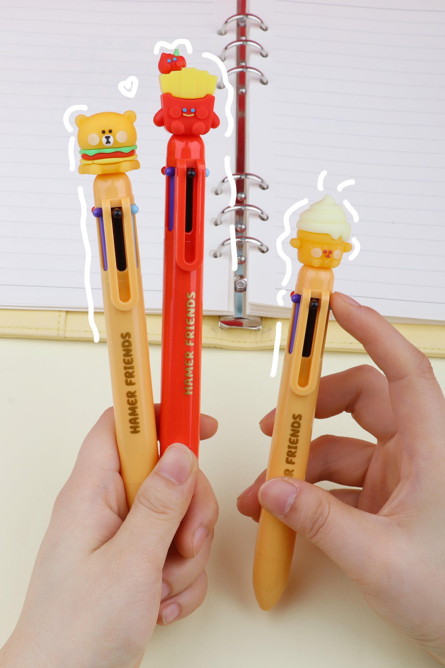 Foodies Union Six Colours Pen