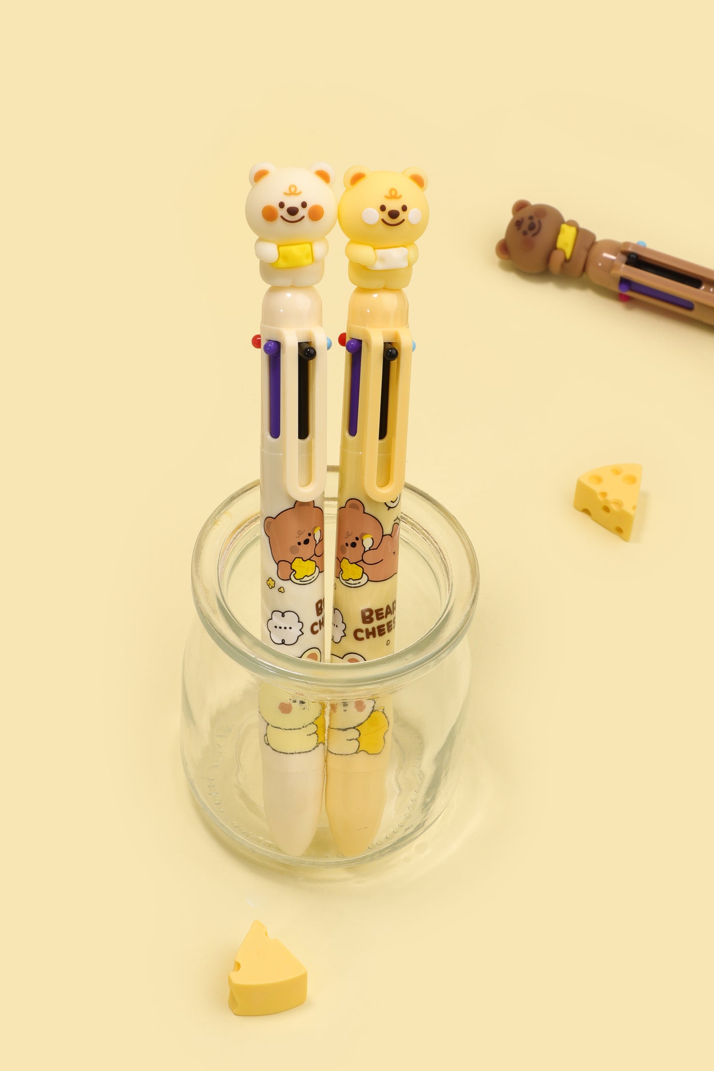 Cheese Bear Six Colours Pen