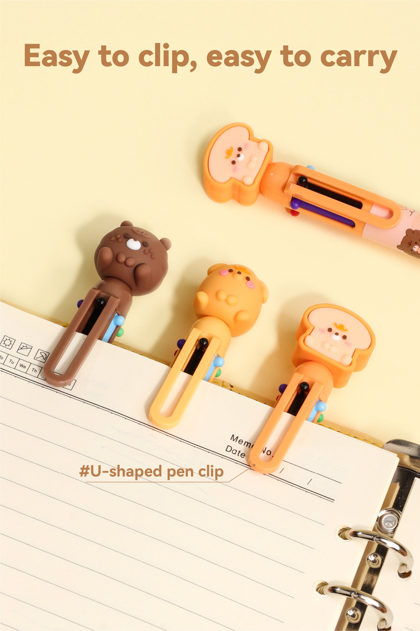 PUPU Bakery Six Colours Pen