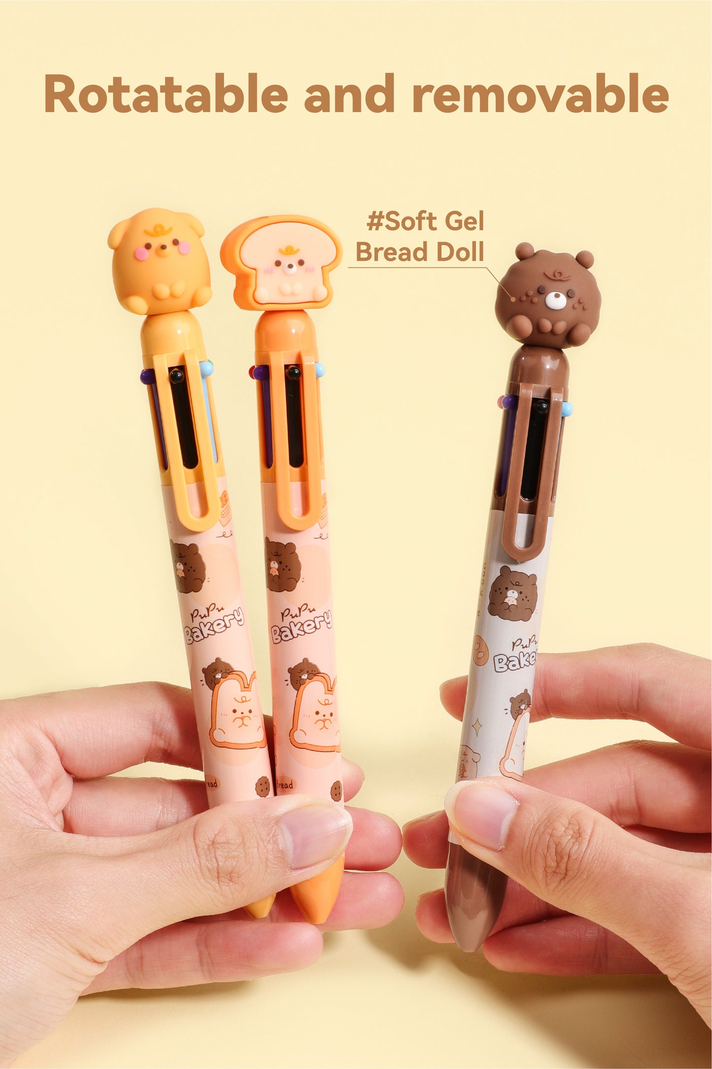 PUPU Bakery Six Colours Pen