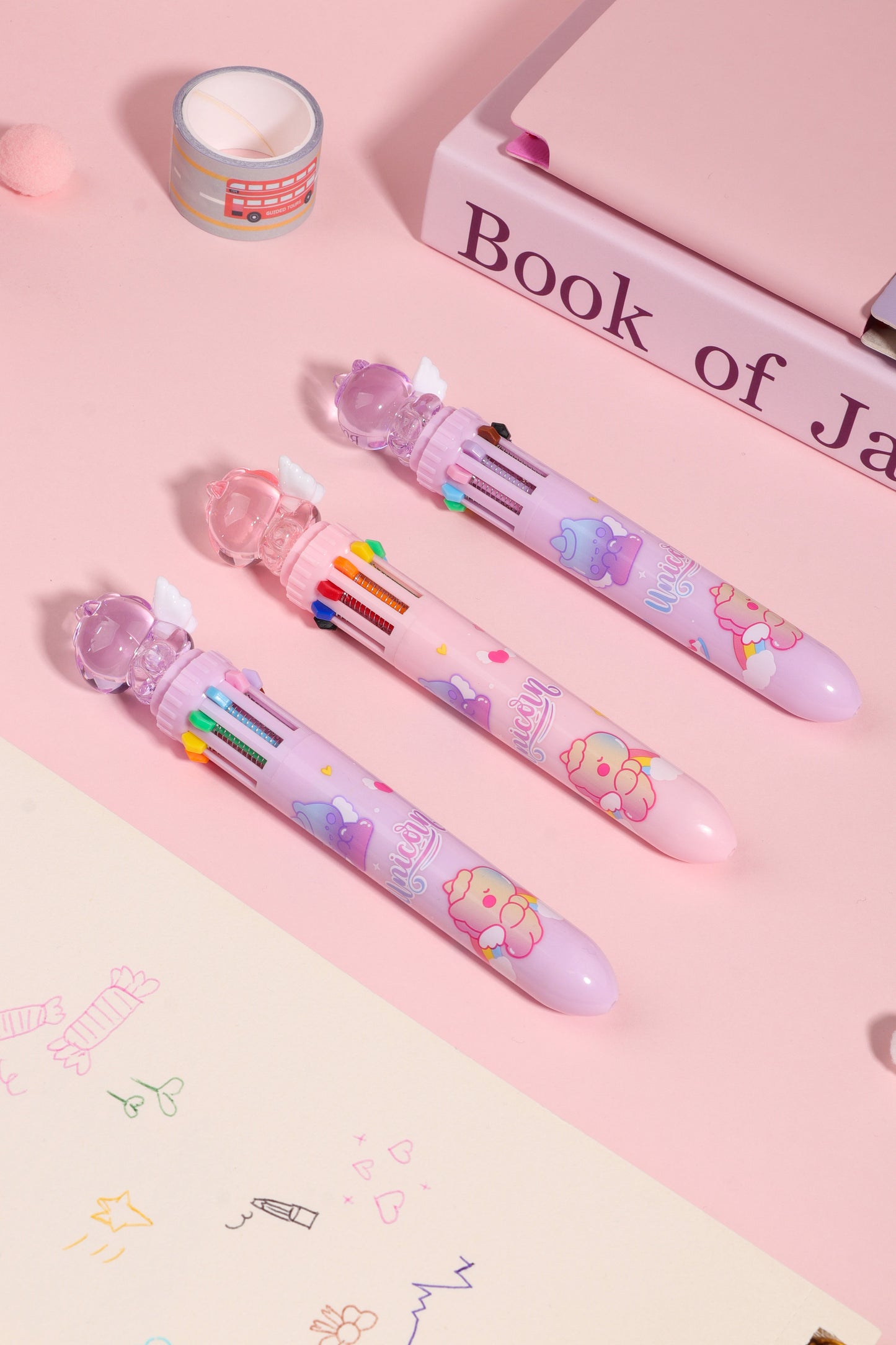 Crystal Fantasy Pony Ten Colours Pen