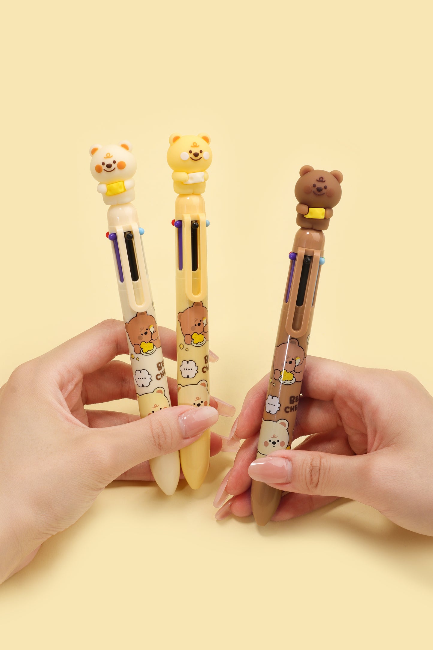 Cheese Bear Six Colours Pen