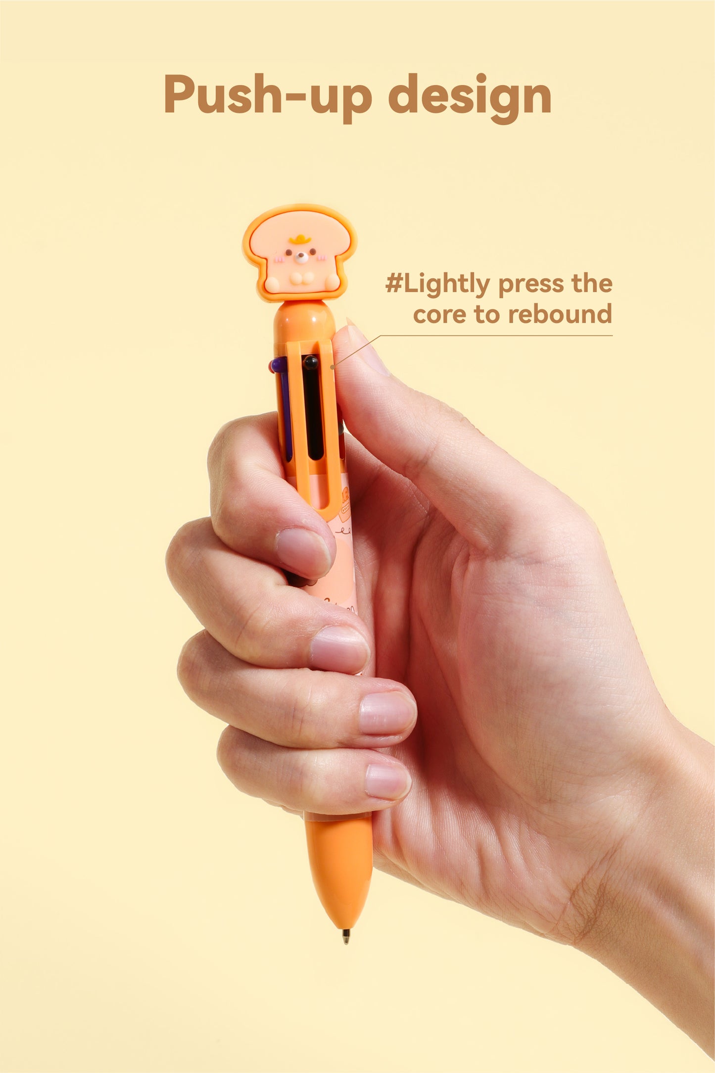 PUPU Bakery Six Colours Pen