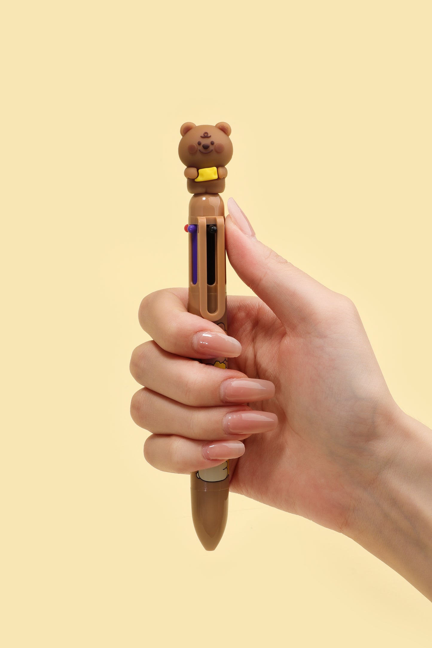 Cheese Bear Six Colours Pen