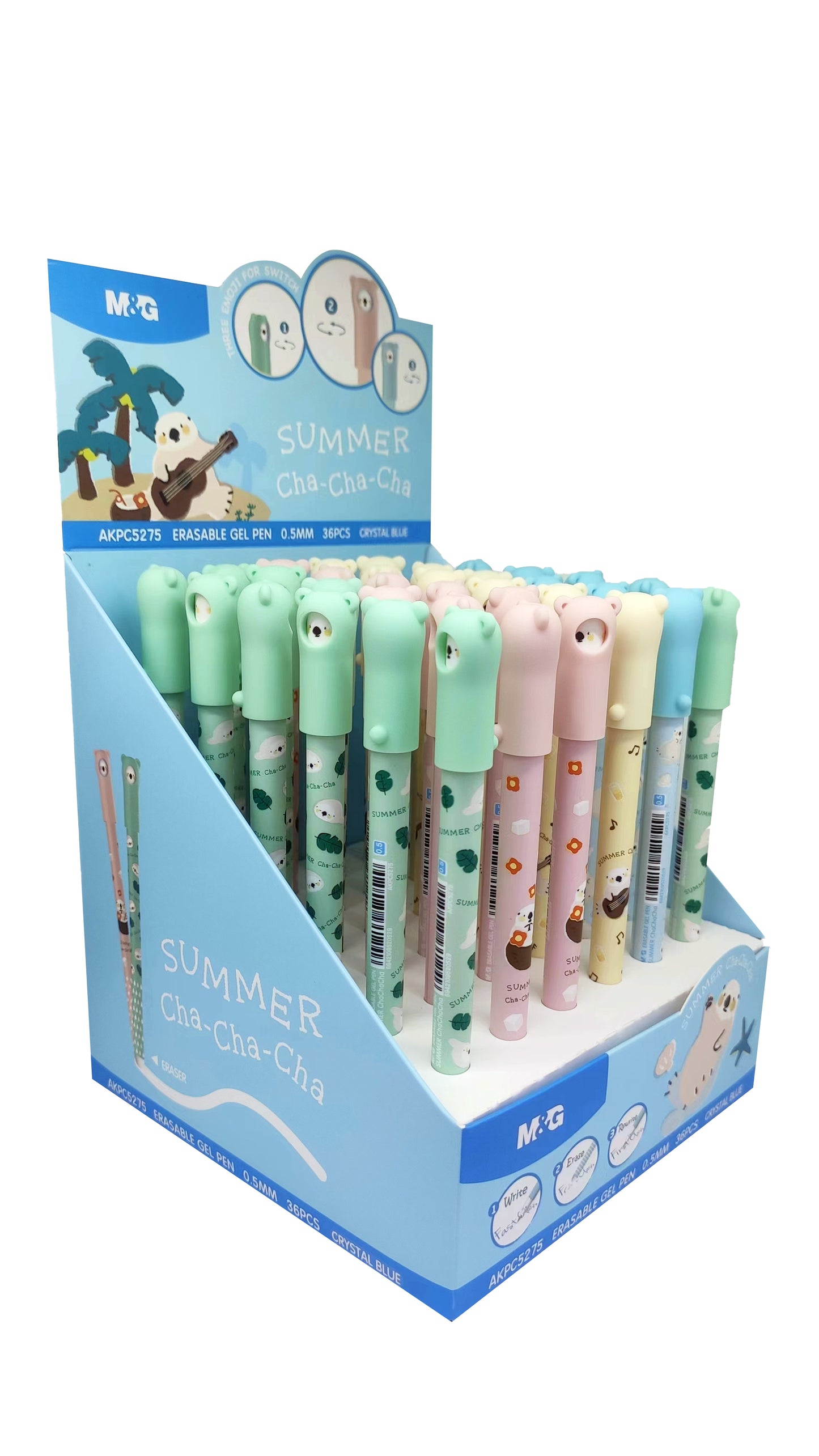 Summer Cha Cha Cha Erasable Gel Pen