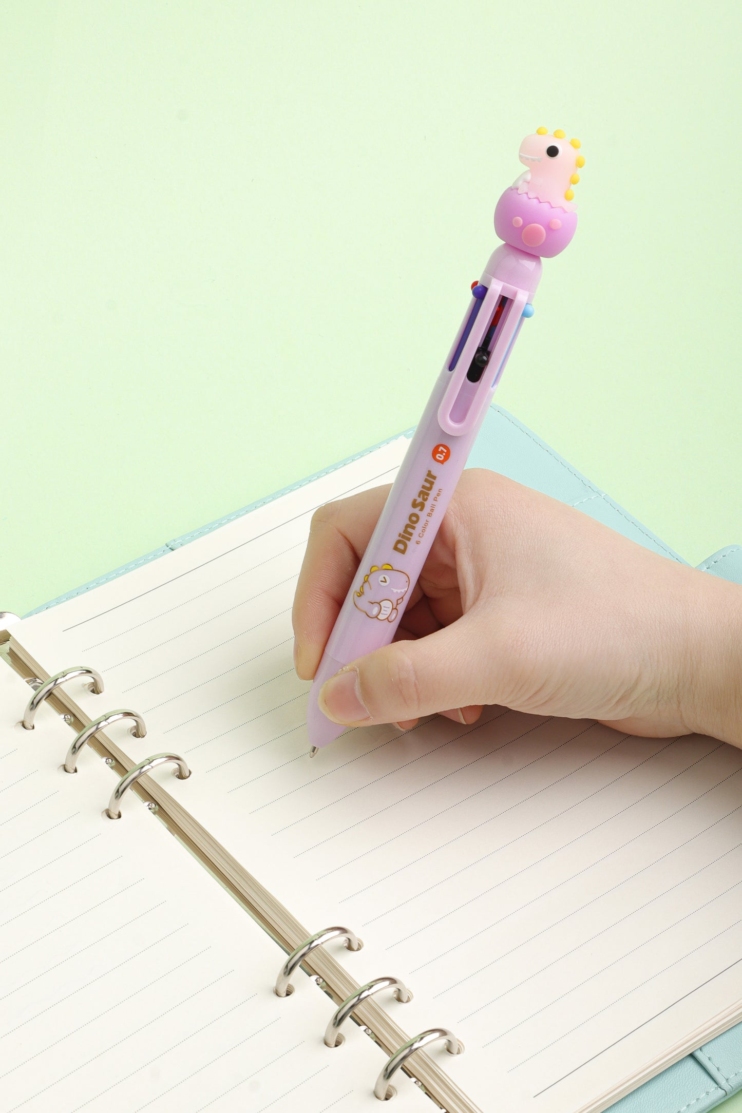 Baby Dinosaur Six Colours Pen