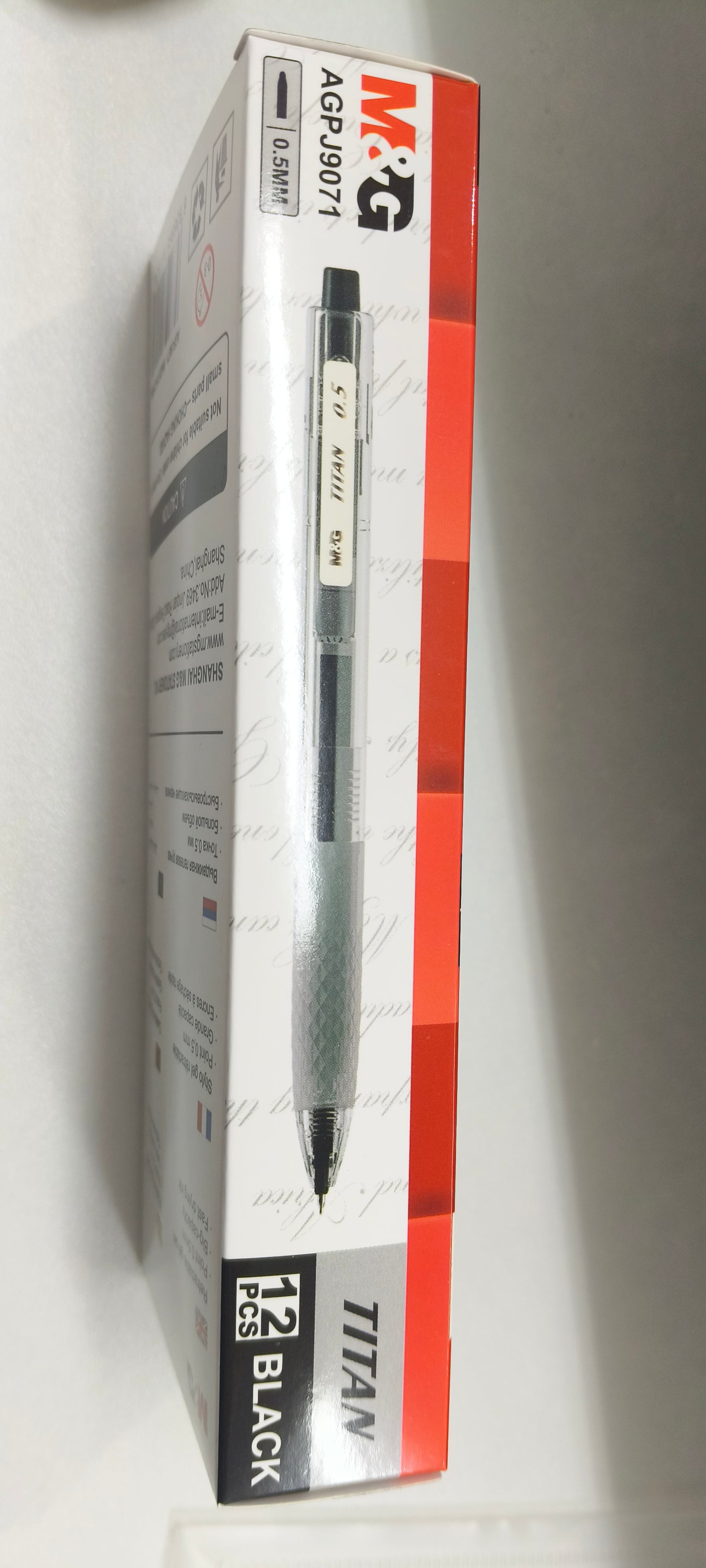 M&G Super Jumbo Retractable Gel Pen 12PCS
