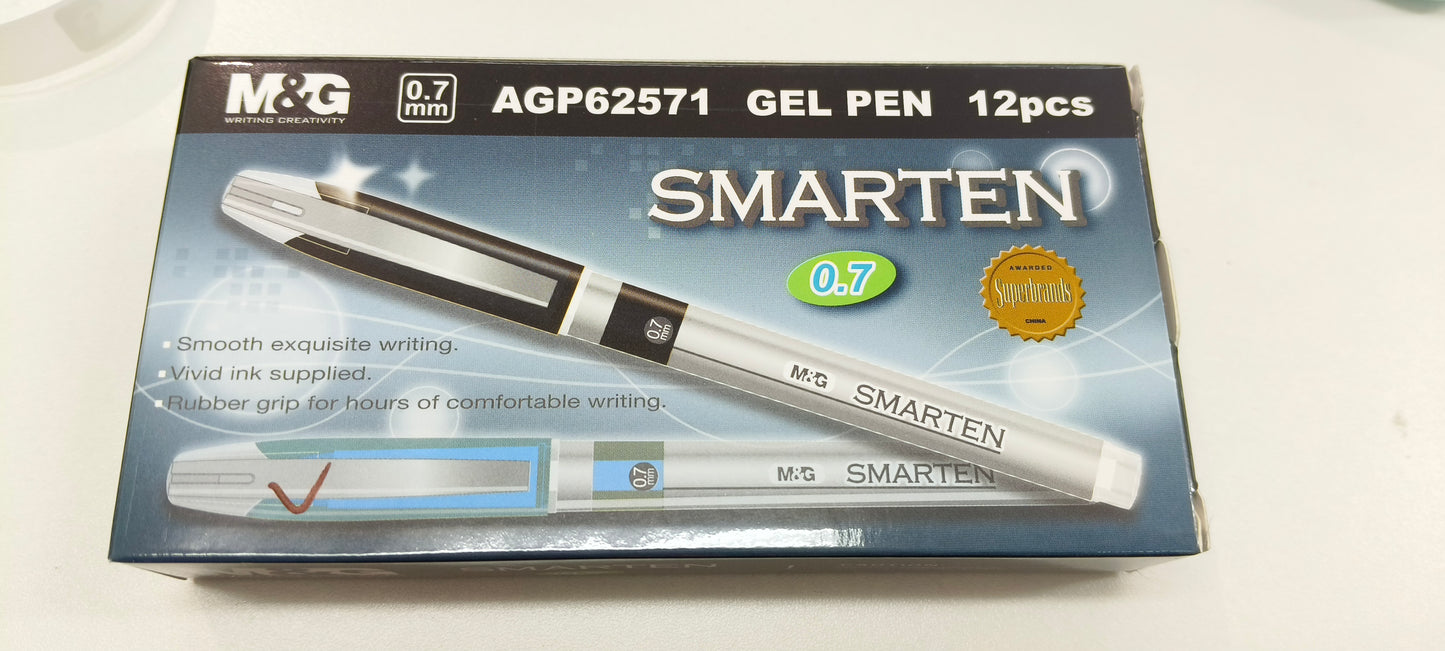 M&G Stick Gel Pen 0.7mm 12PCS