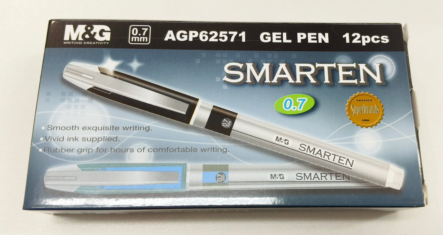 M&G Stick Gel Pen 0.7mm 12PCS