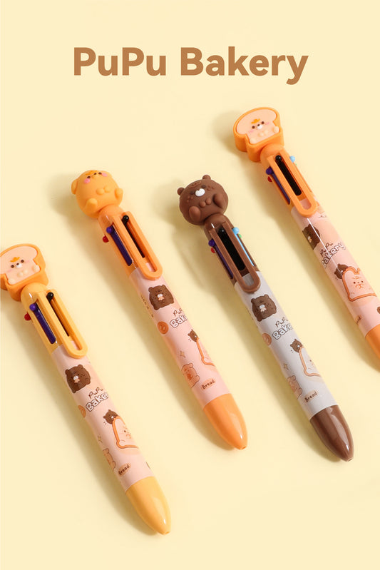PUPU Bakery Six Colours Pen