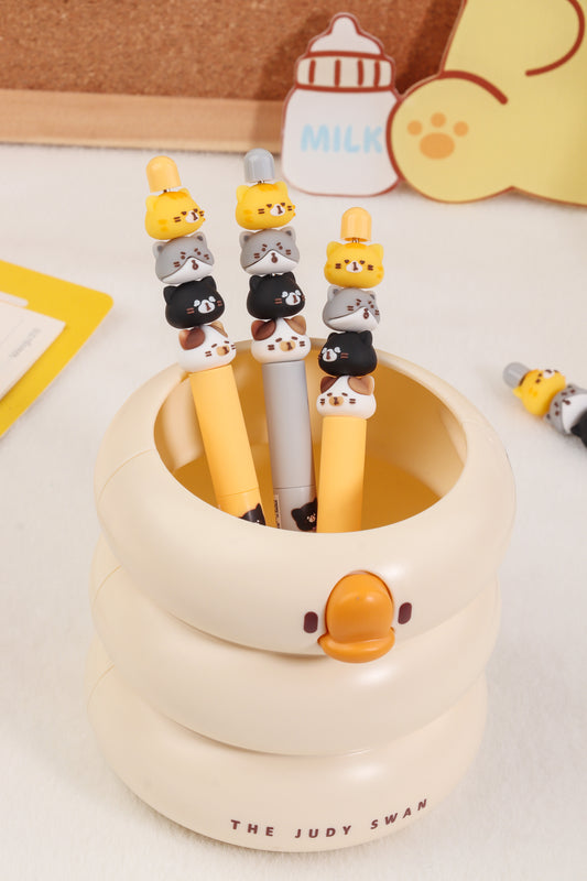 Cat Diary Beads String Pen