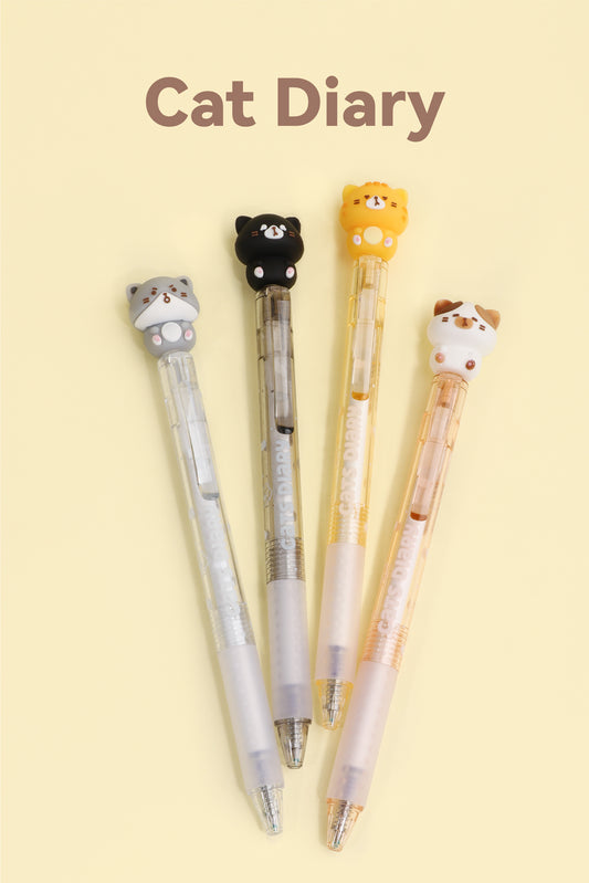 Cat Diary Erasable Pen