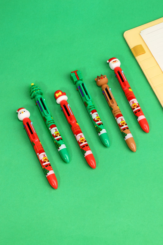 Christmas Carnival Six Colours Pen
