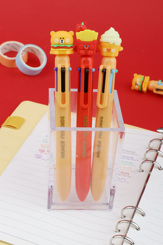 Foodies Union Six Colours Pen