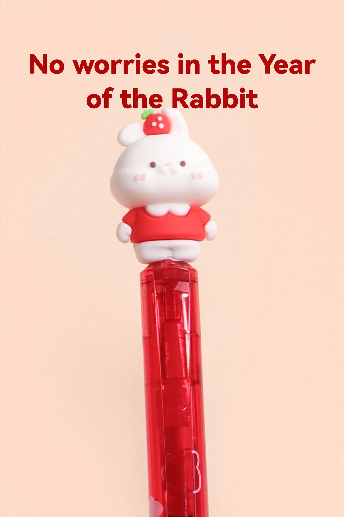 Strawberry Bunny Erasable Pen