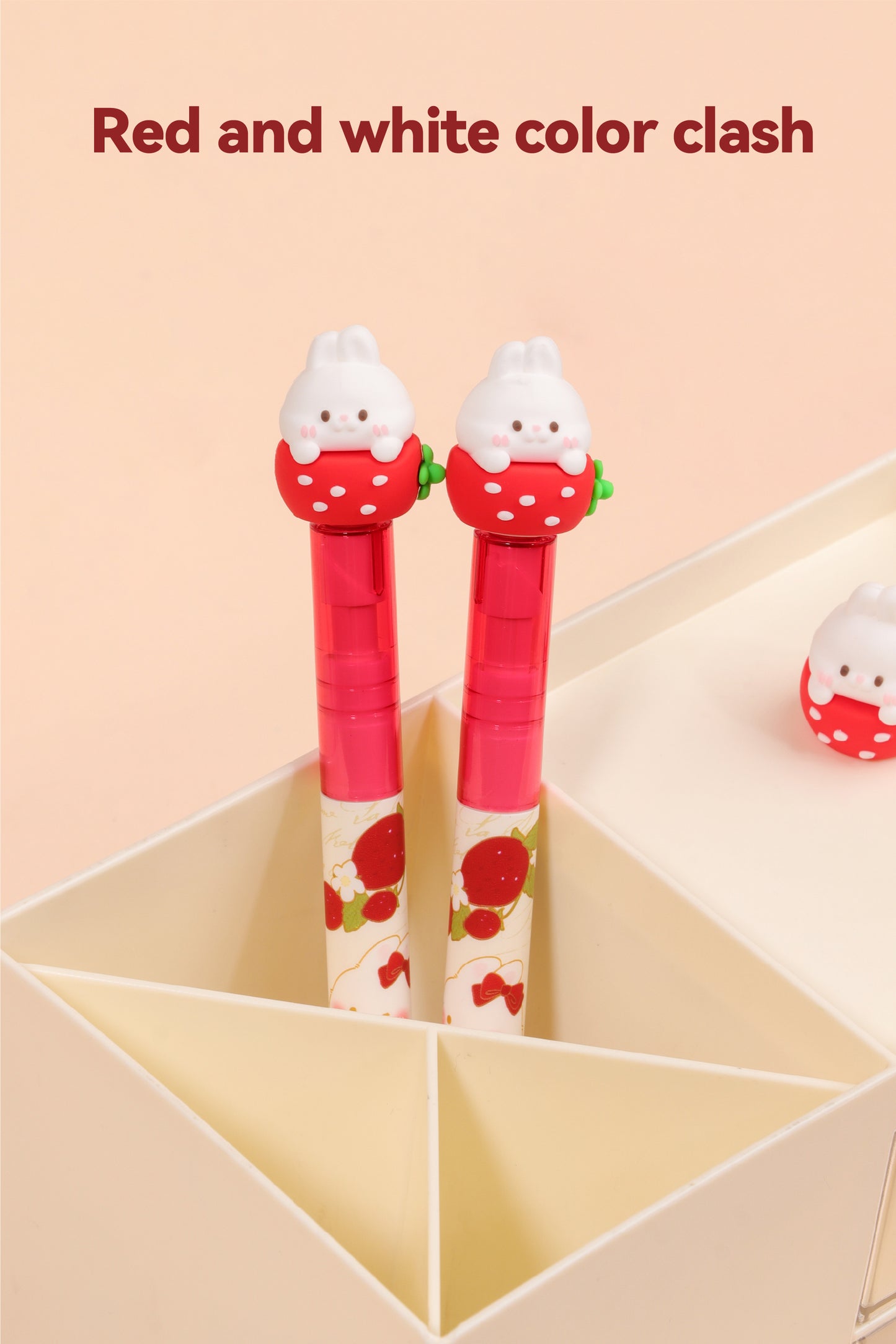 Strawberry Bunny Rotation Pen