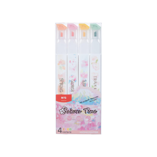 Four Colours Highlighter Set