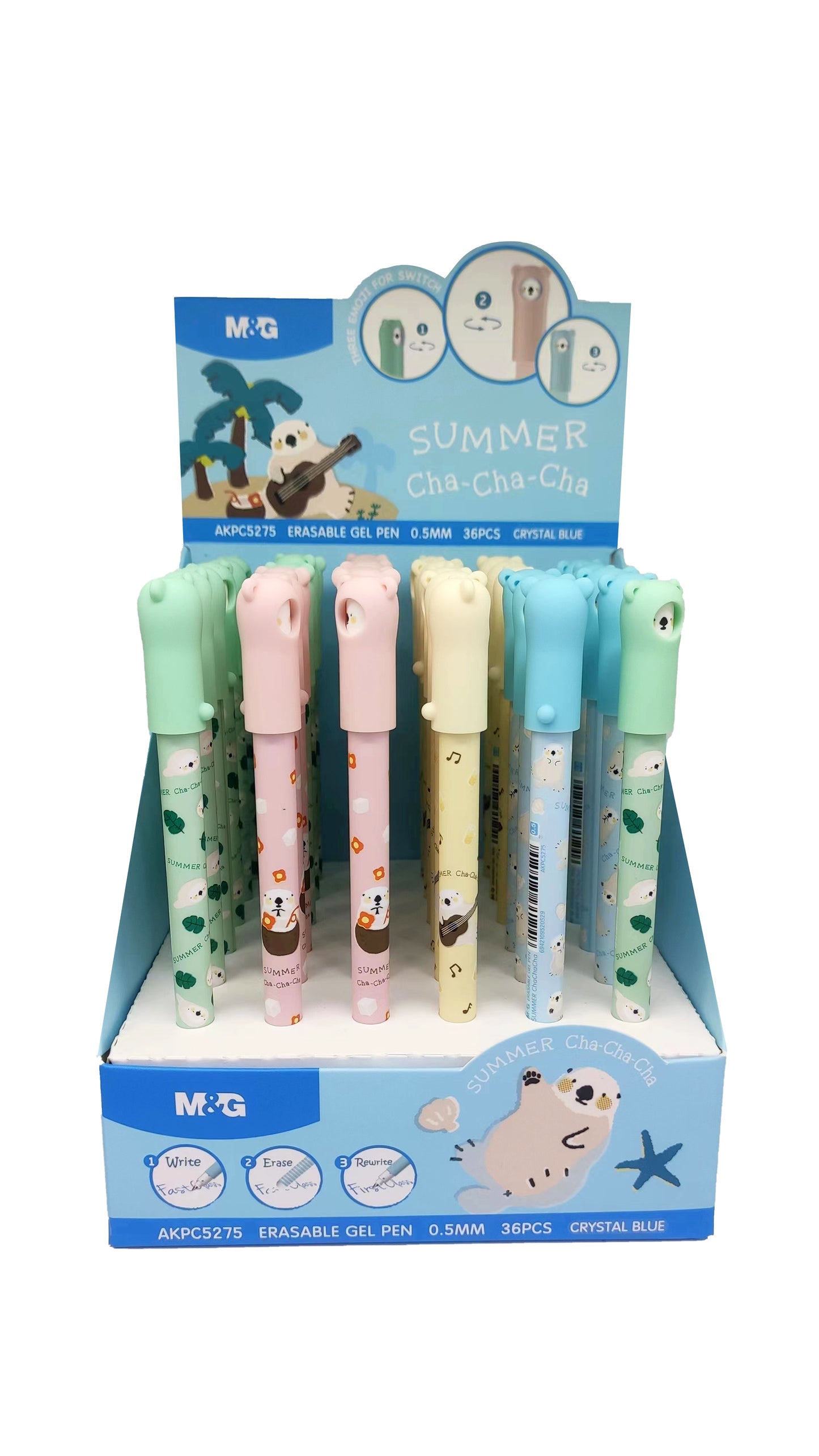 Summer Cha Cha Cha Erasable Gel Pen