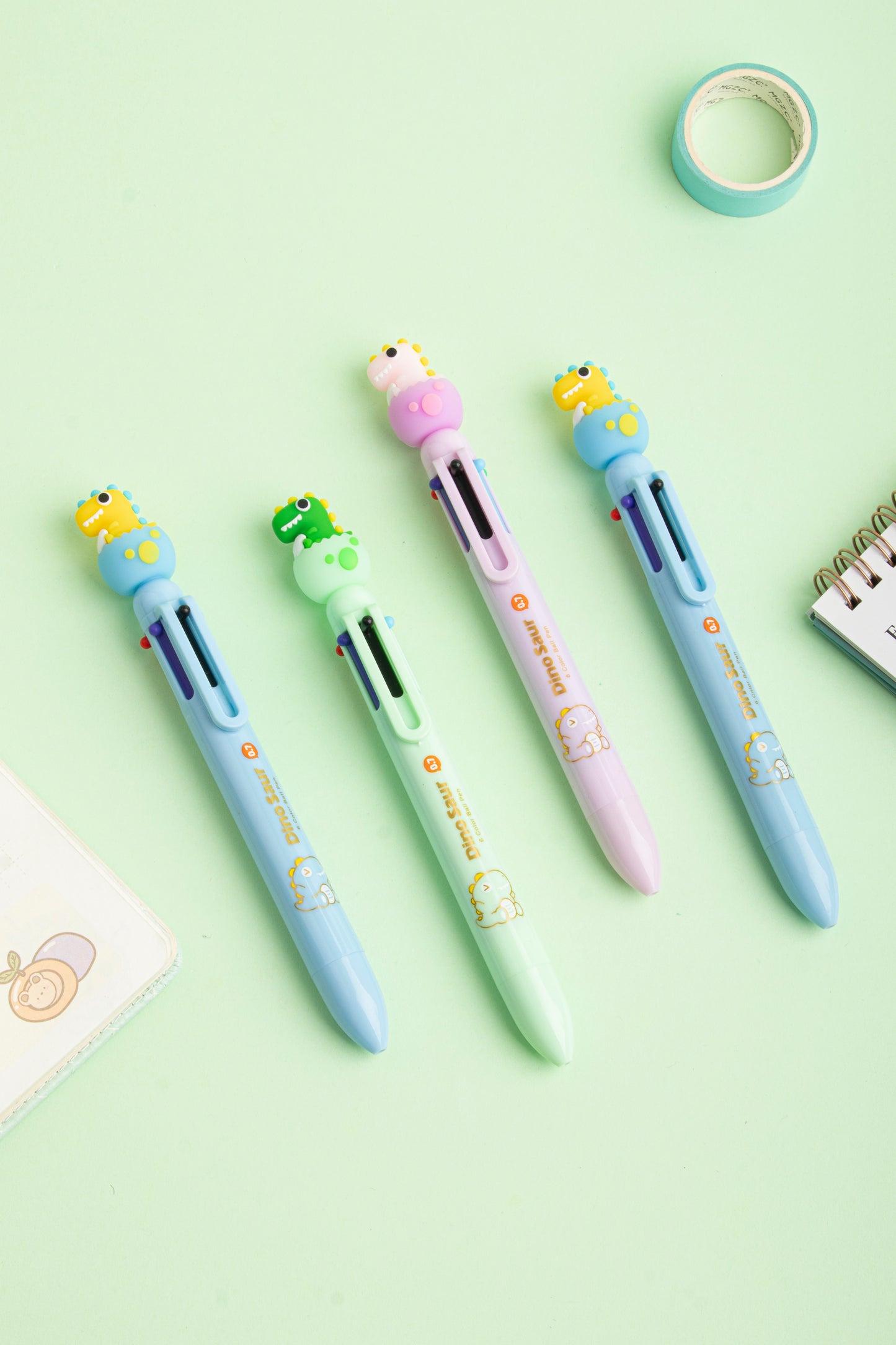 Baby Dinosaur Six Colours Pen
