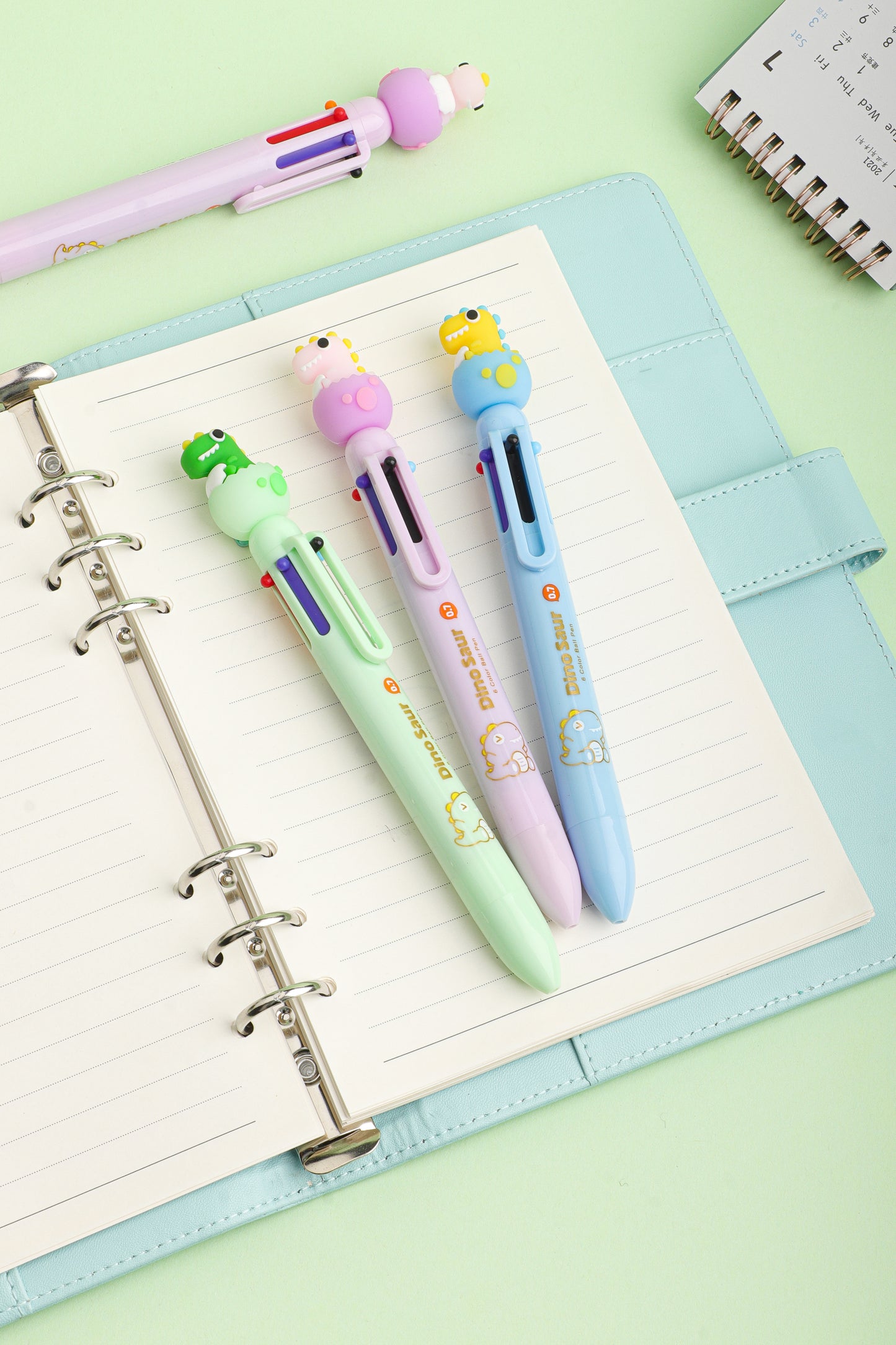 Baby Dinosaur Six Colours Pen