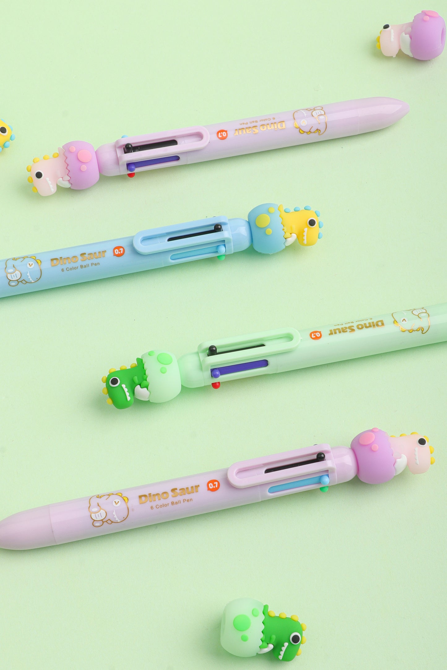 Baby Dinosaur Six Colours Pen