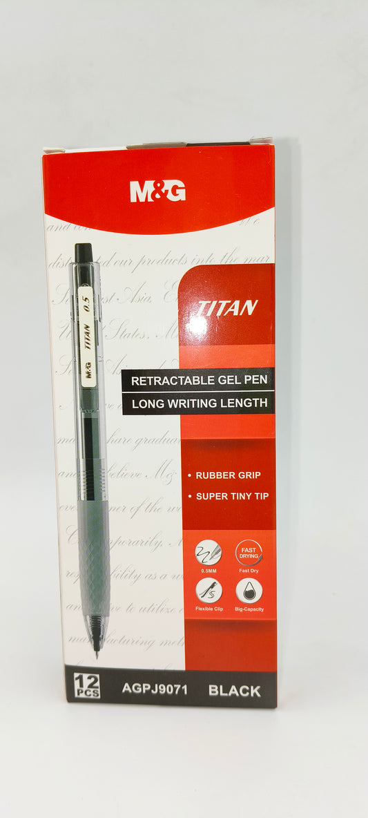 M&G Super Jumbo Retractable Gel Pen 12PCS