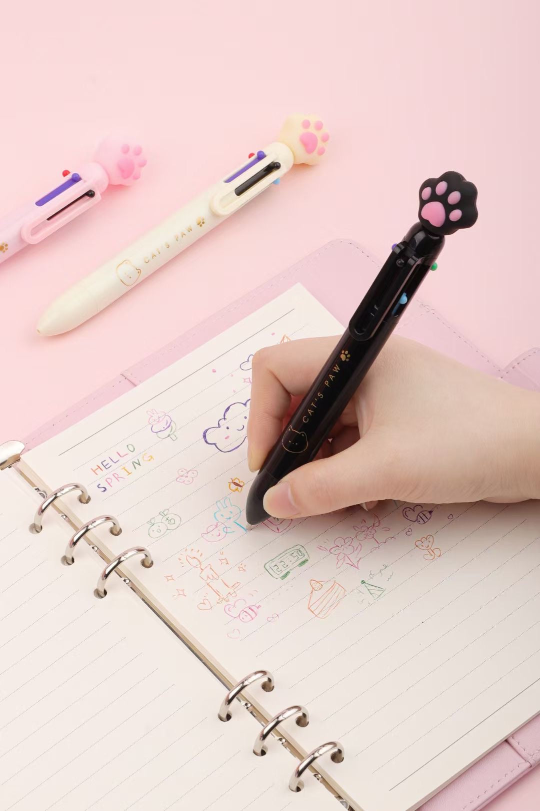 Cat's Paw Six Colours Pen